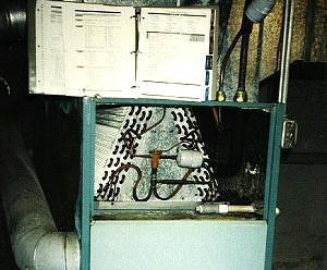 Image of the interior of an HVAC system